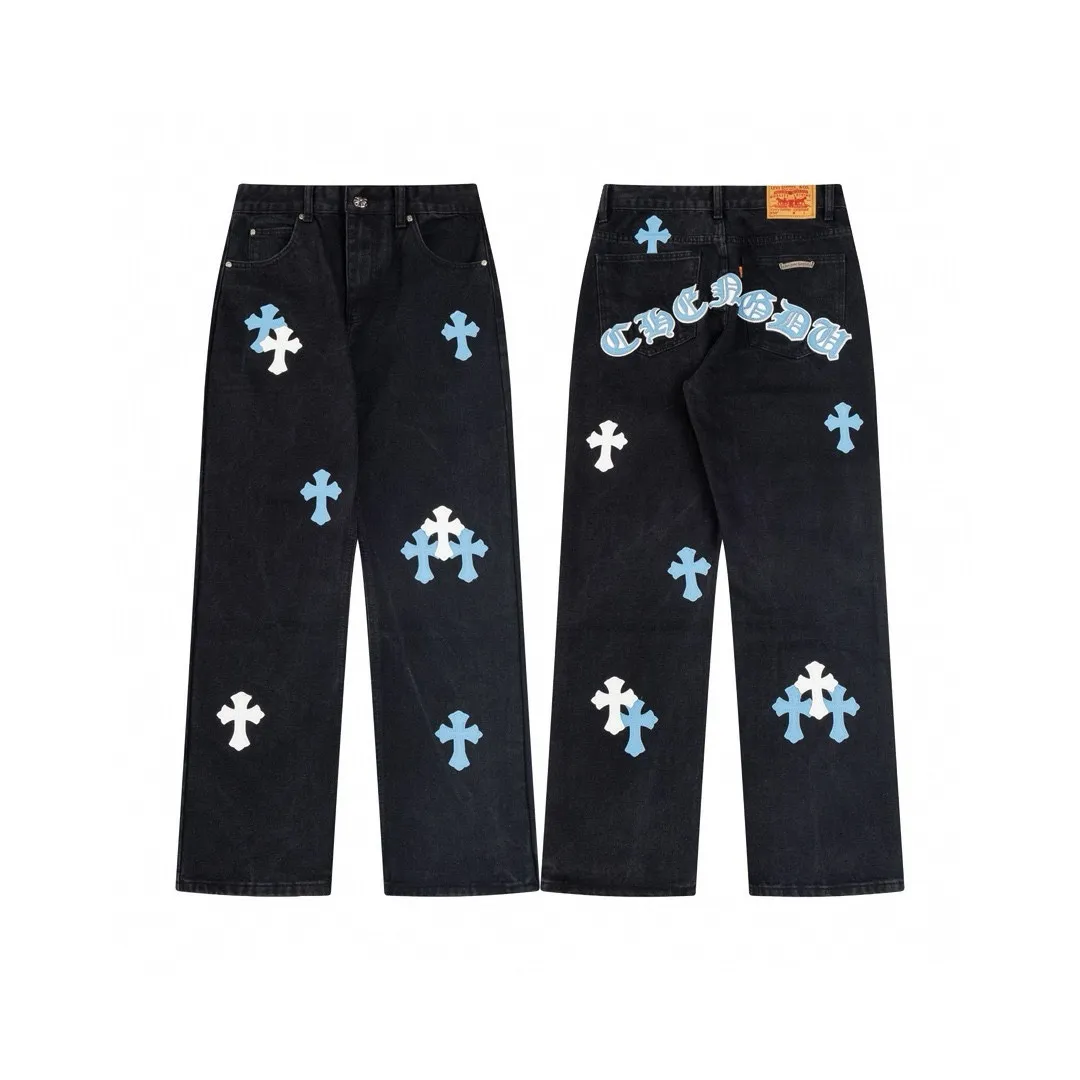 P220 Chrome Hearts Chengdu Limited New City Limited Jeans Chrome Hearts City Limited Jeans Hardware Customization Original Development Vintage Levis American 501 Black Gray Base Version Levis American 501 Base Version Imported Sheepskin 925 Silver Remake [Top heavy industry fashion design] Consistently high-street luxury style. Speaking of this style, the Zangyin family and GU family are definitely the leading representative brands. Especially the Zangyin family has really achieved a state-of-the-art effect in creating high-street style. The unique washed material is used to create this style. The color system is already quite eye-catching. After it is decorated with patchwork cross flowers, it cleverly highlights the charm of the brand. Secondly, this style uses classic The high-waist cutting design highlights the long legs and fashionable temperament of the upper body. The brand is highly recognizable and the slim fit configuration is more suitable for daily wear. It is a product that interprets personality, fashion, and specifications at a glance. This single product is enough to make any fan excited. It can be a white T-shirt for a youthful college style, or a tight suspender for a royal style. It has strong matching ability and can be easily controlled by men.  [Materials and craftsmanship] Needless to say, this point goes without saying. As an excellent craftsman brand, Zangyin’s requirements for details and craftsmanship are really perfect. The washed color of this model has gone through so many processes, not to mention the embellishment of denim appliques. It is also purely hand-made and sewn. Just like what they believe in, only hand-made things have soul and have the meaning of wear. A top-notch heavy-duty fashionable denim item, I look forward to your perfect interpretation! ! Color: black and blue size: 28 30 32 34 36